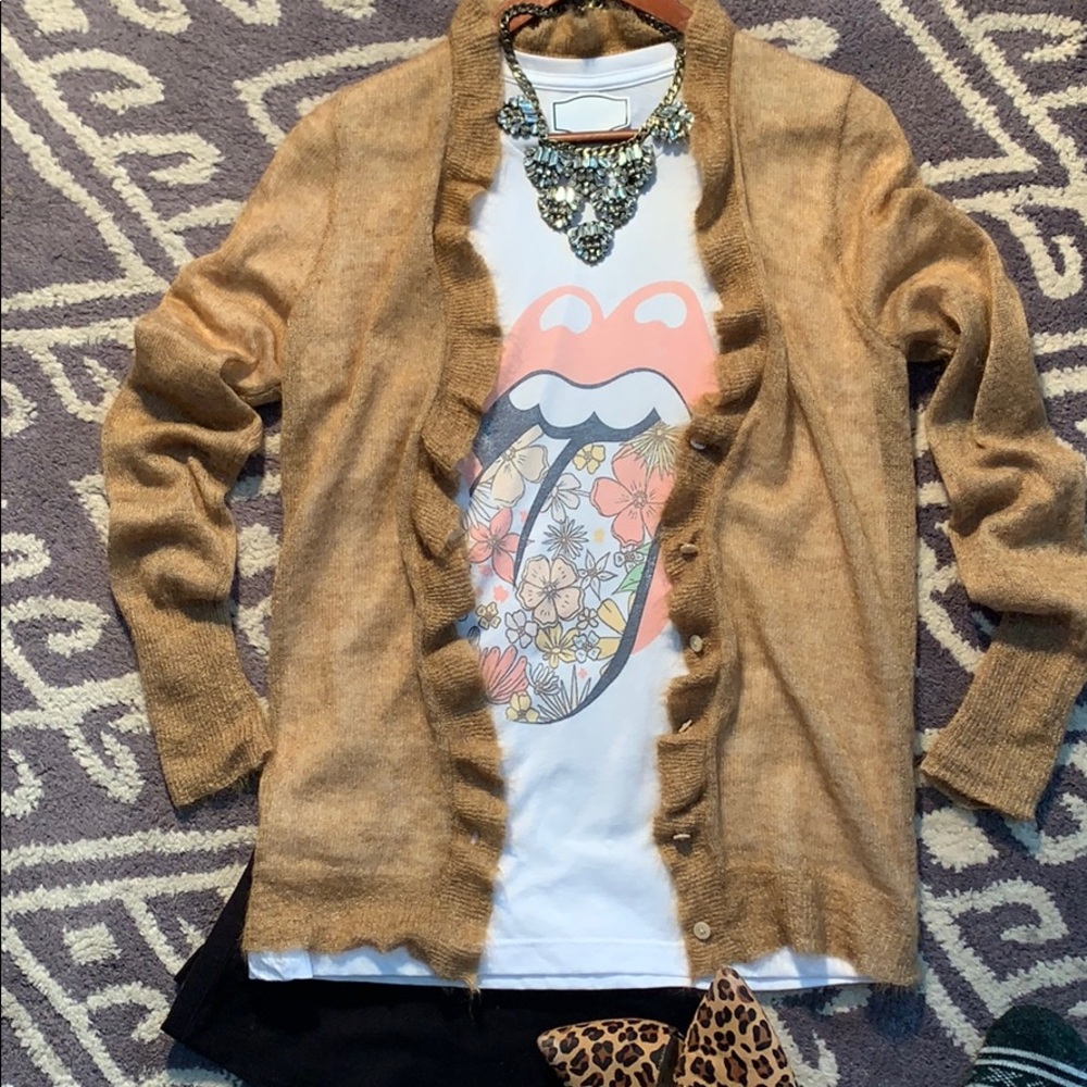 J. Crew - Mohair Camel Cardigan